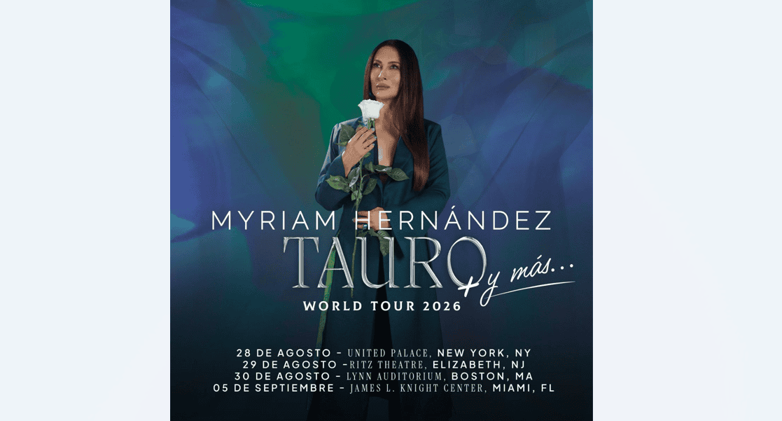 La baladista de américa myriam hernández confirma su esperada gira por estados unidos con el tauro world tour 2026
