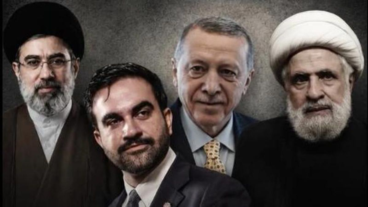 Netanyahu utiliza al alcalde de Nueva York en un gigantesco cartel electoral en Tel Aviv