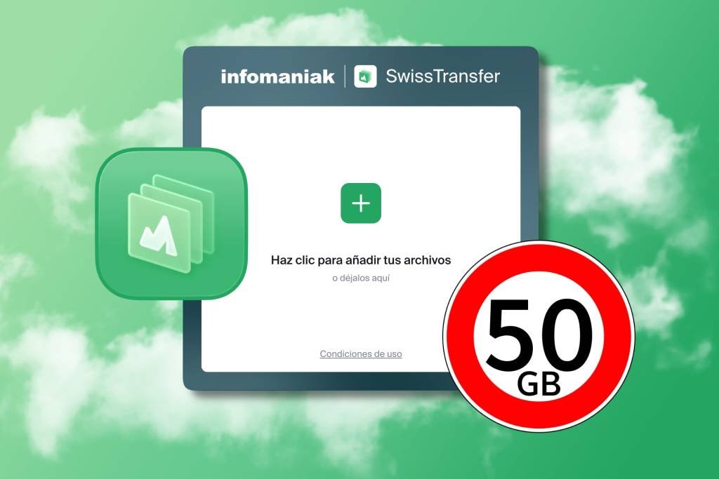 Olvídate de WeTransfer: esta alternativa permite enviar archivos de hasta 50 GB gratis