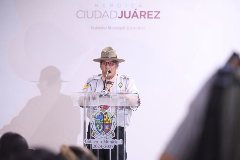 Otorgan máximo galardón a Jaime Solorio Herrada por formar a generaciones de scouts en Ciudad Juárez