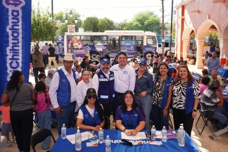 Programa estatal NutriChihuahua entrega más de dos mil quinientos beneficios alimentarios en gira regional