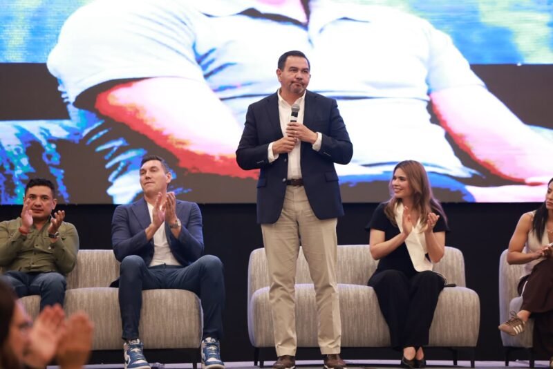 Promete Cruz Pérez Cuéllar transformar el deporte en Chihuahua si asume la gubernatura