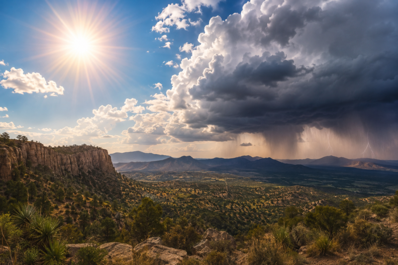 Pronostican ambiente caluroso y precipitaciones aisladas en la sierra de Chihuahua para este fin de semana