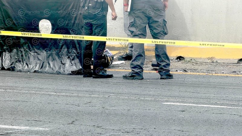 Tragedia en la autopista México-Puebla: motociclista pierde la vida al intentar regresar a casa