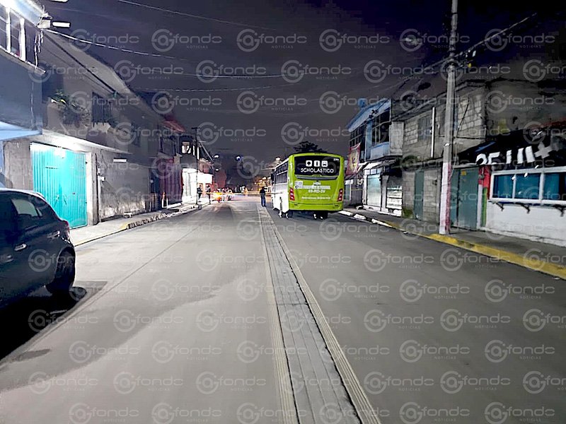 Tragedia vial en el estado de México: un autobús de transporte arrolla y mata a un hombre de 33 años