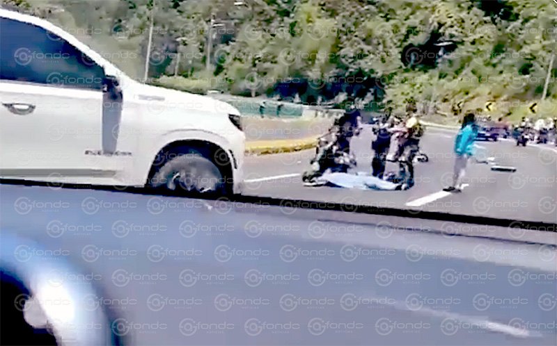 Trágico accidente en la autopista México-Cuernavaca cobra la vida de dos motociclistas