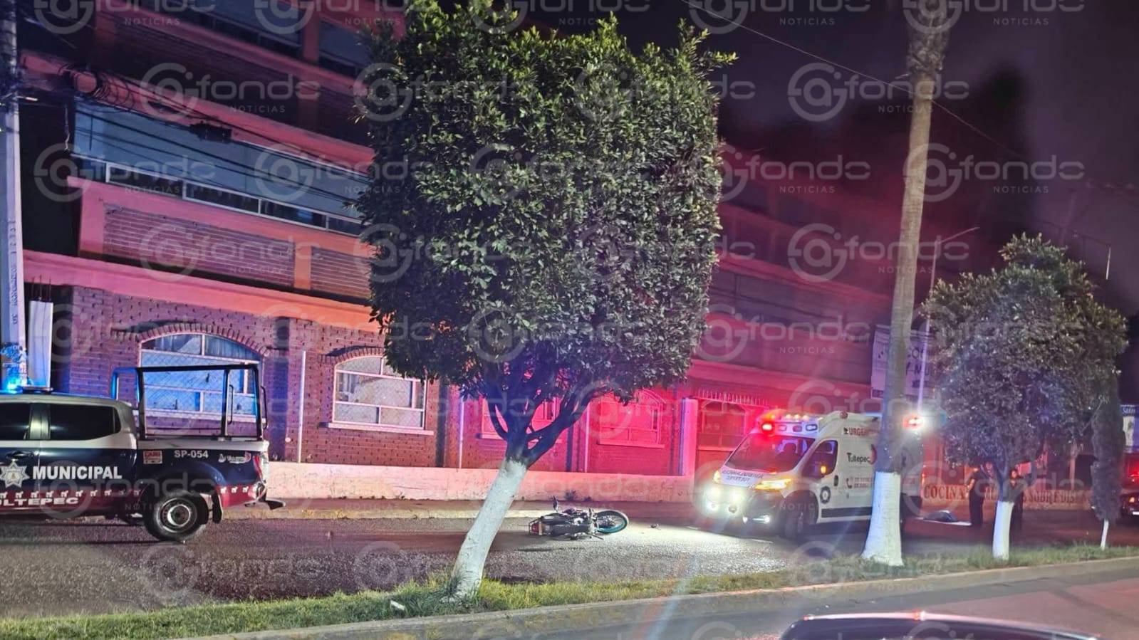 Trágico accidente en Tultepec: motociclista pierde la vida tras brusca maniobra de su compañero de ruta
