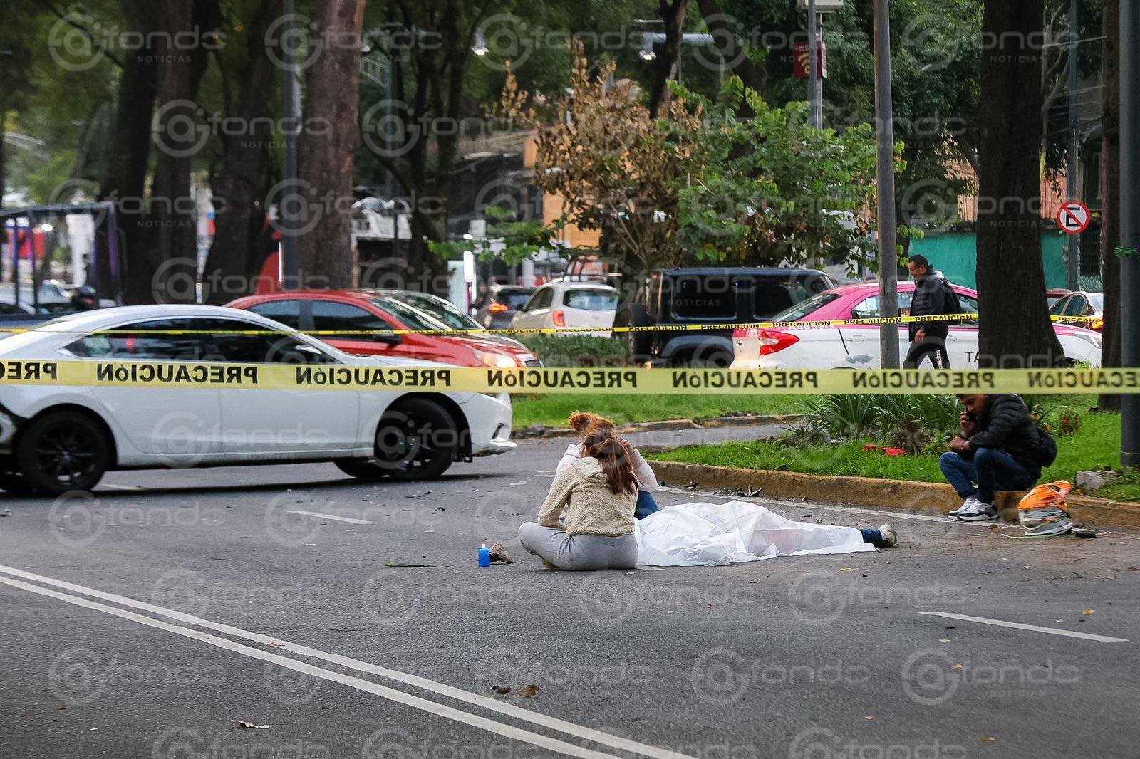 Trágico amanecer en el sur de la Ciudad de México: motociclista fallece tras violento impacto