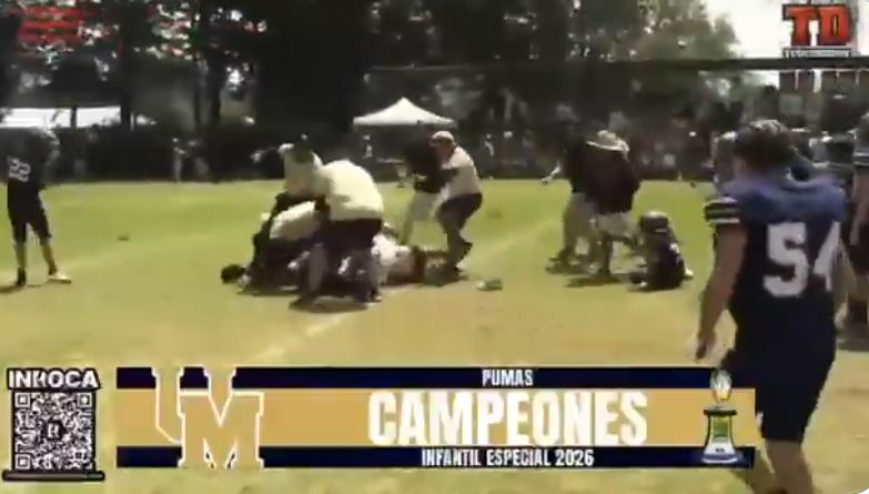Violencia extrema empaña final infantil de fútbol americano con agresión directa entre entrenadores