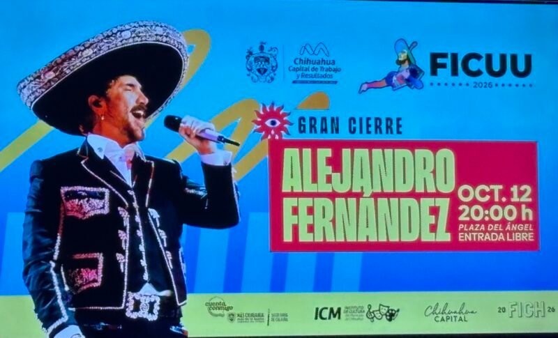Alejandro fernández ofrecerá concierto gratuito para clausurar el festival internacional de chihuahua en su edición 2026