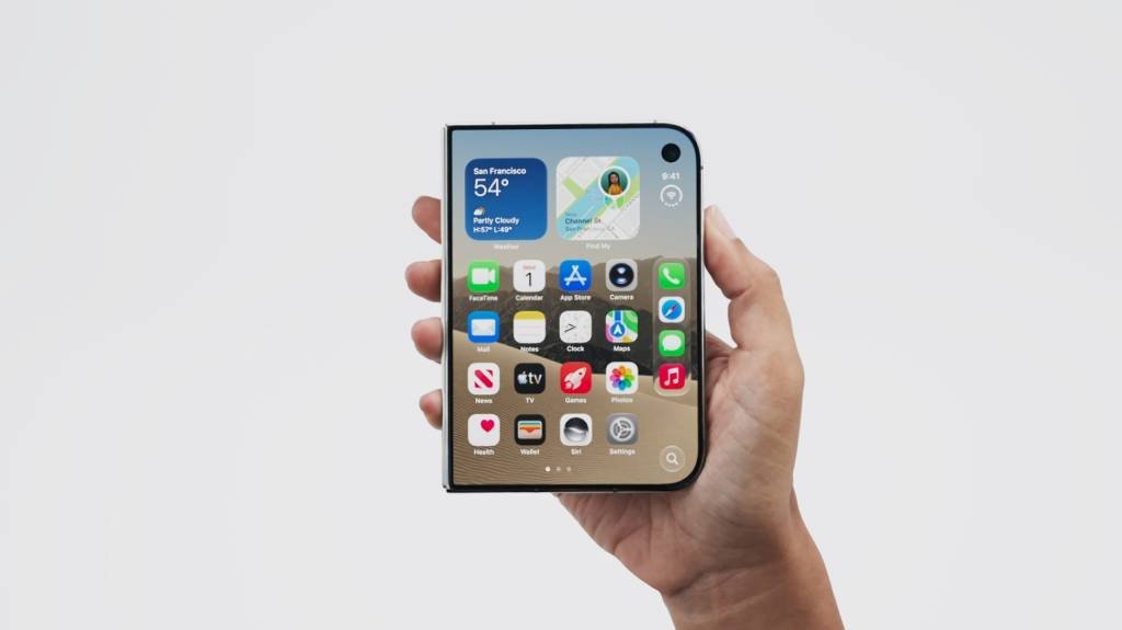 Apple revoluciona la industria de la telefonía móvil al presentar su esperado dispositivo plegable llamado iPhone Duo