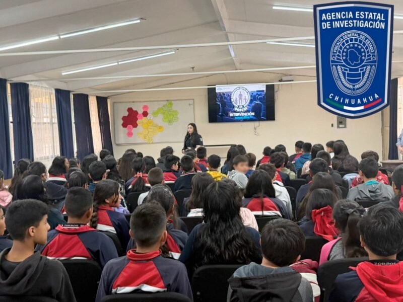 Autoridades estatales implementan talleres de prevención contra la violencia escolar en planteles de San Juanito