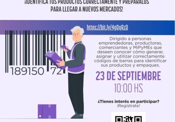 capacitación virtual gratuita de la side para que emprendedores dominen el uso del código de barras