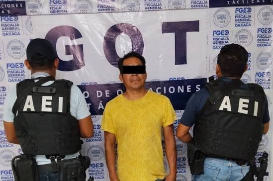 Capturan en Oaxaca a sujeto acusado de atacar a su pareja e hija con un químico corrosivo