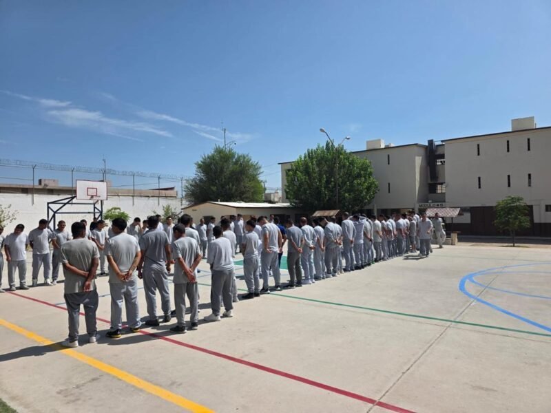 Ceresos de chihuahua movilizan a más de 10 mil internos en simulacro nacional de protección civil