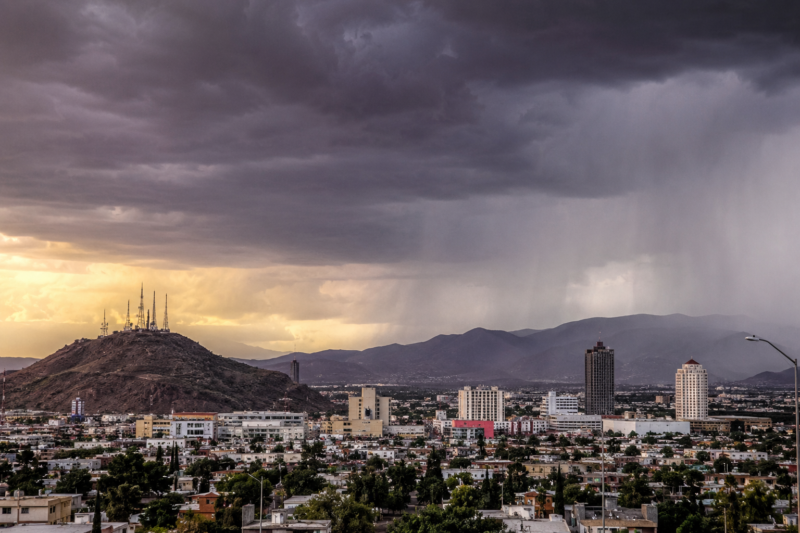 Chihuahua enfrentará marcado contraste meteorológico con lluvias intensas y temperaturas de hasta 39 grados