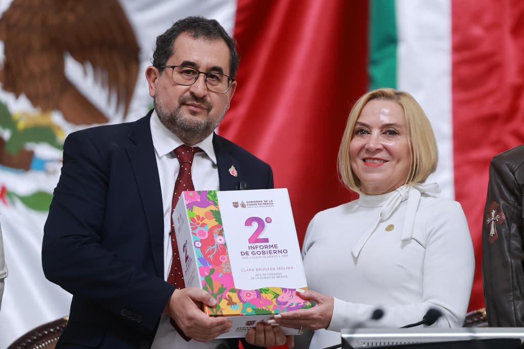 Clara Brugada presenta su segundo informe ante el Congreso capitalino con enfoque en infraestructura y movilidad