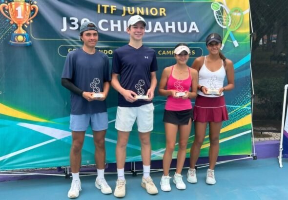 Concluye con éxito el torneo singles itf j30 highland chihuahua con la coronación de sus campeones