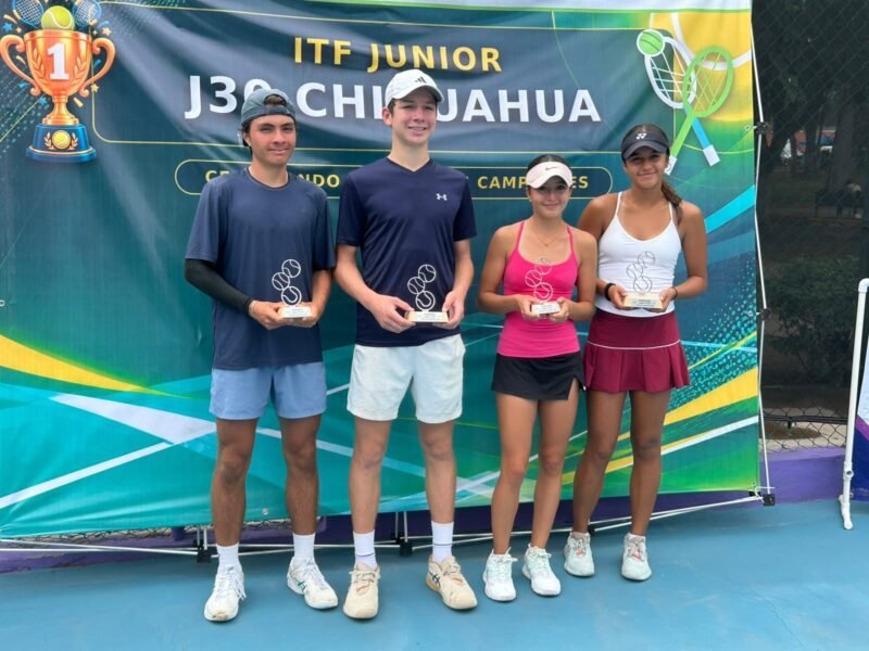 Concluye con éxito el torneo singles itf j30 highland chihuahua con la coronación de sus campeones