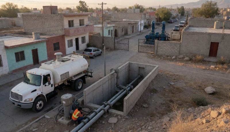 Cortes de CFE dejan sin agua a 150 mil habitantes de Chihuahua