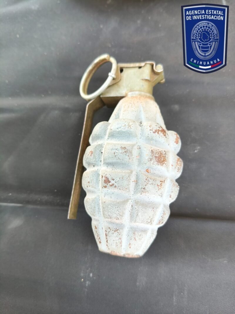 Decomisan más de 30 kilos de hierba verde y un explosivo militar en la colonia Robinson
