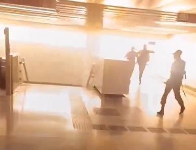 Desalojan de emergencia la estación Gómez Farías del Metro tras registrarse un fuerte cortocircuito