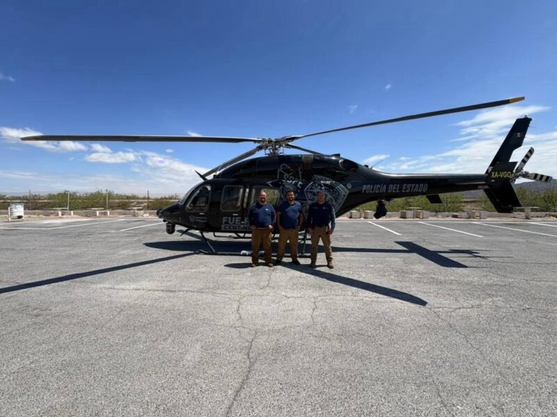 Desplegan fuerte dispositivo de seguridad en la región Ojinaga-Aldama tras atentado contra aeronave policial