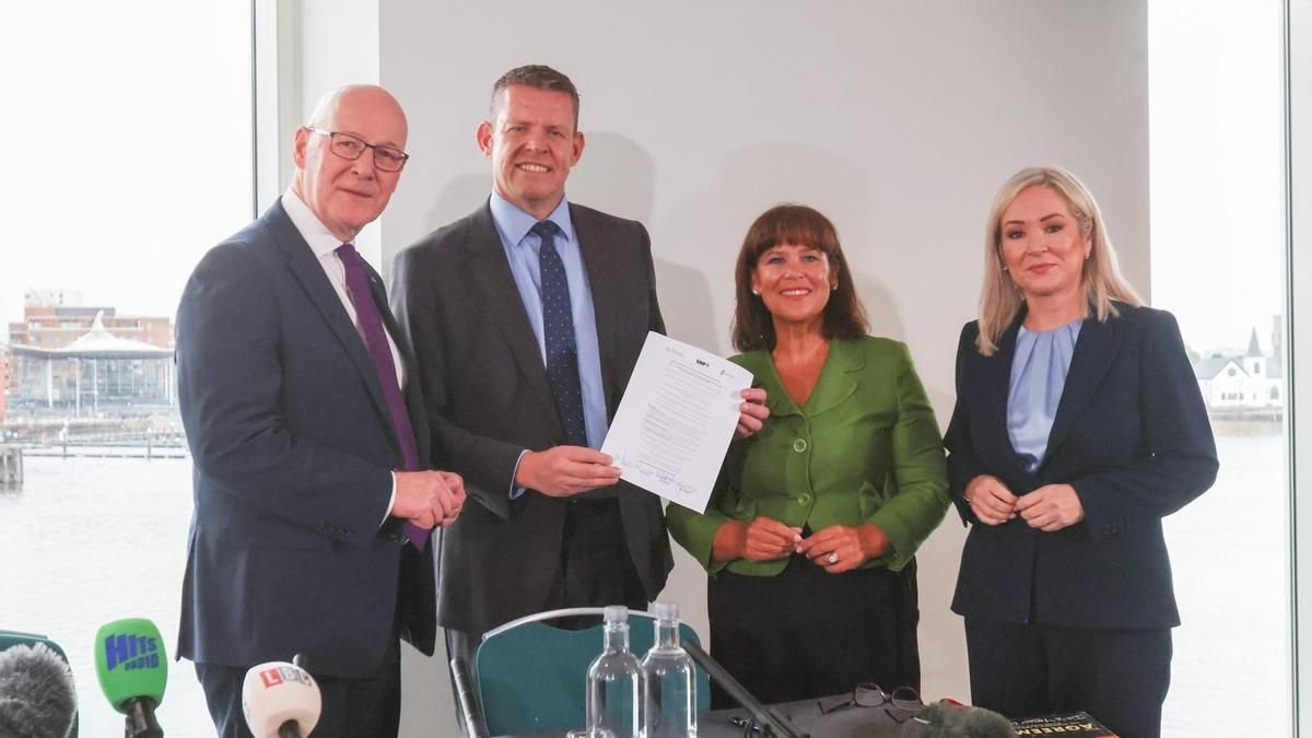 Escocia, Gales e Irlanda del Norte unen fuerzas en Cardiff para desafiar el futuro del Reino Unido