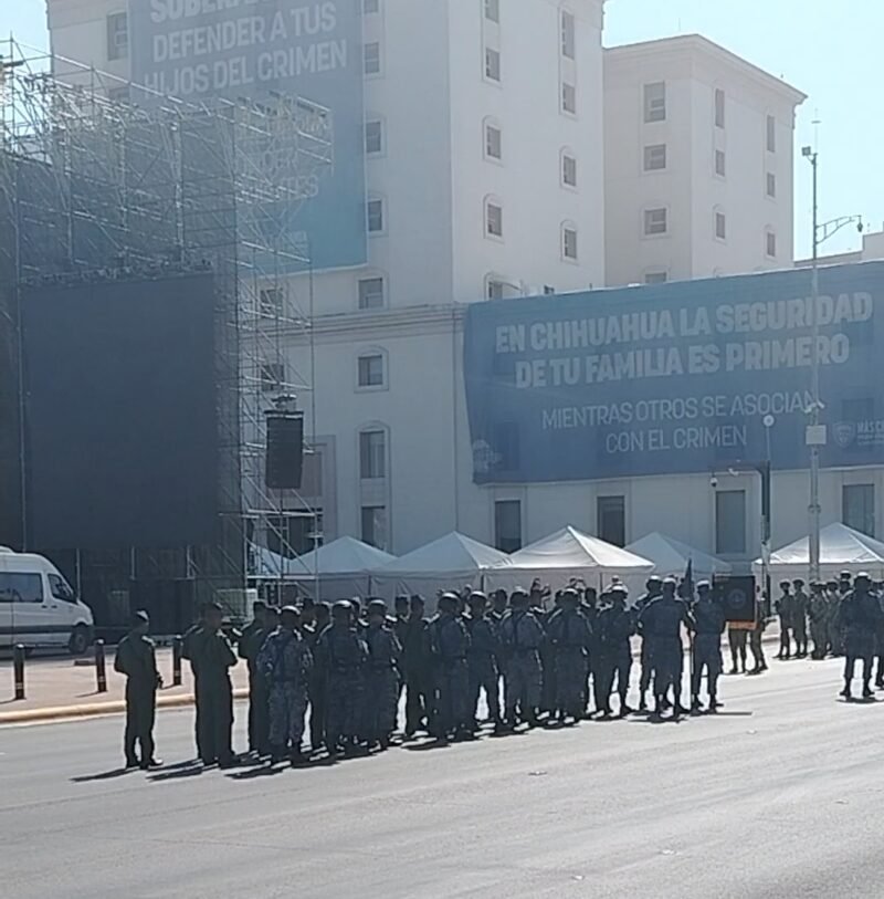 Fuerzas armadas afinan detalles con prácticas viales rumbo al desfile cívico del 16 de septiembre