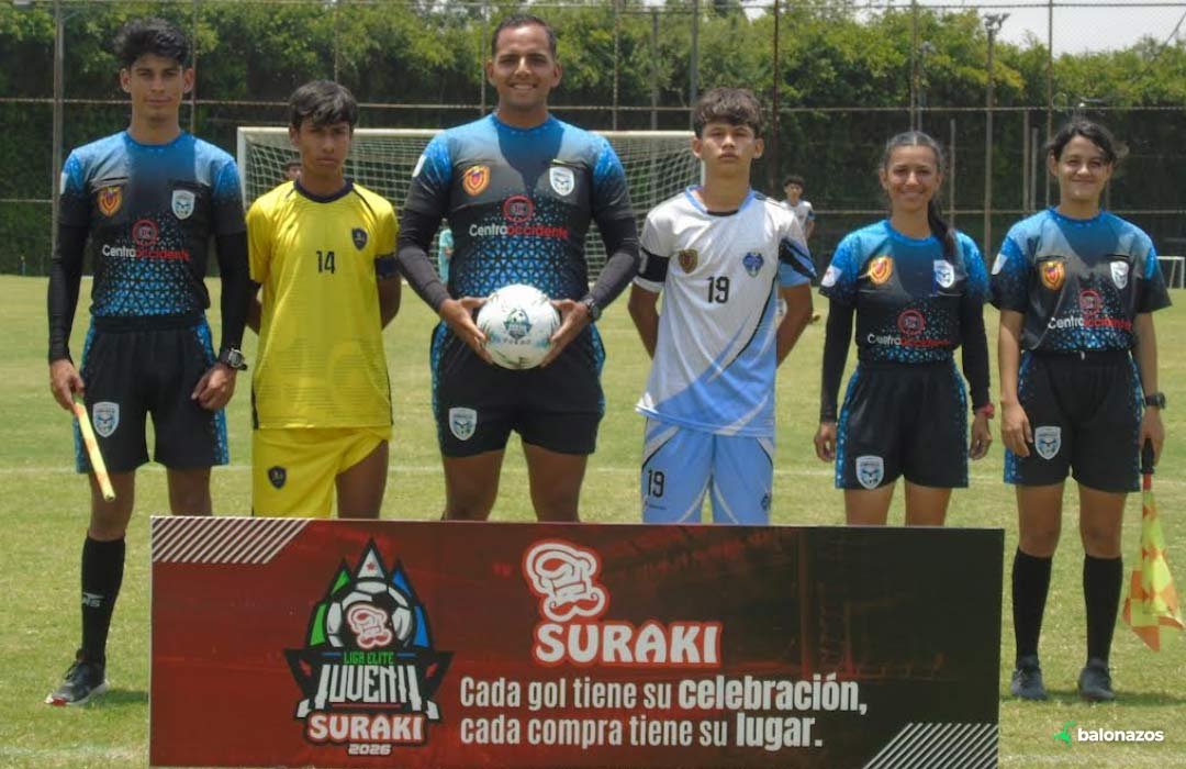 Intensa jornada de fútbol menor en el Torneo Clausura de la Liga Élite Juvenil Suraki 2026