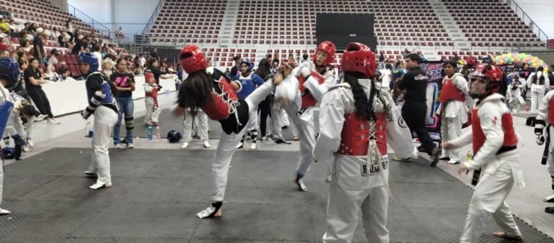 Jóvenes promesas del taekwondo fronterizo demuestran su potencial competitivo rumbo a justas nacionales