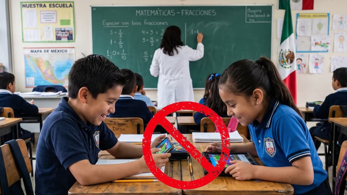 Restricción de teléfonos móviles en planteles educativos de México: fecha de inicio y niveles afectados