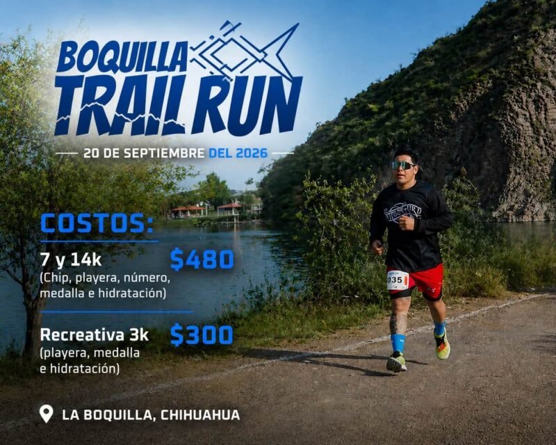San Francisco de Conchos se prepara para recibir la segunda edición del Boquilla Trail Run