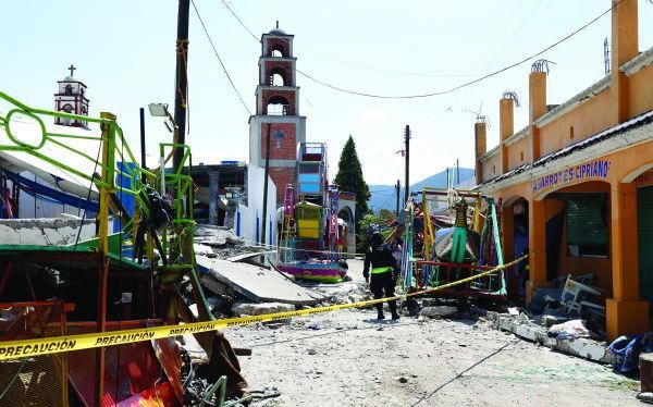Tragedia en el Estado de México: deja diez muertos y más de ochenta heridos explosión de pirotecnia
