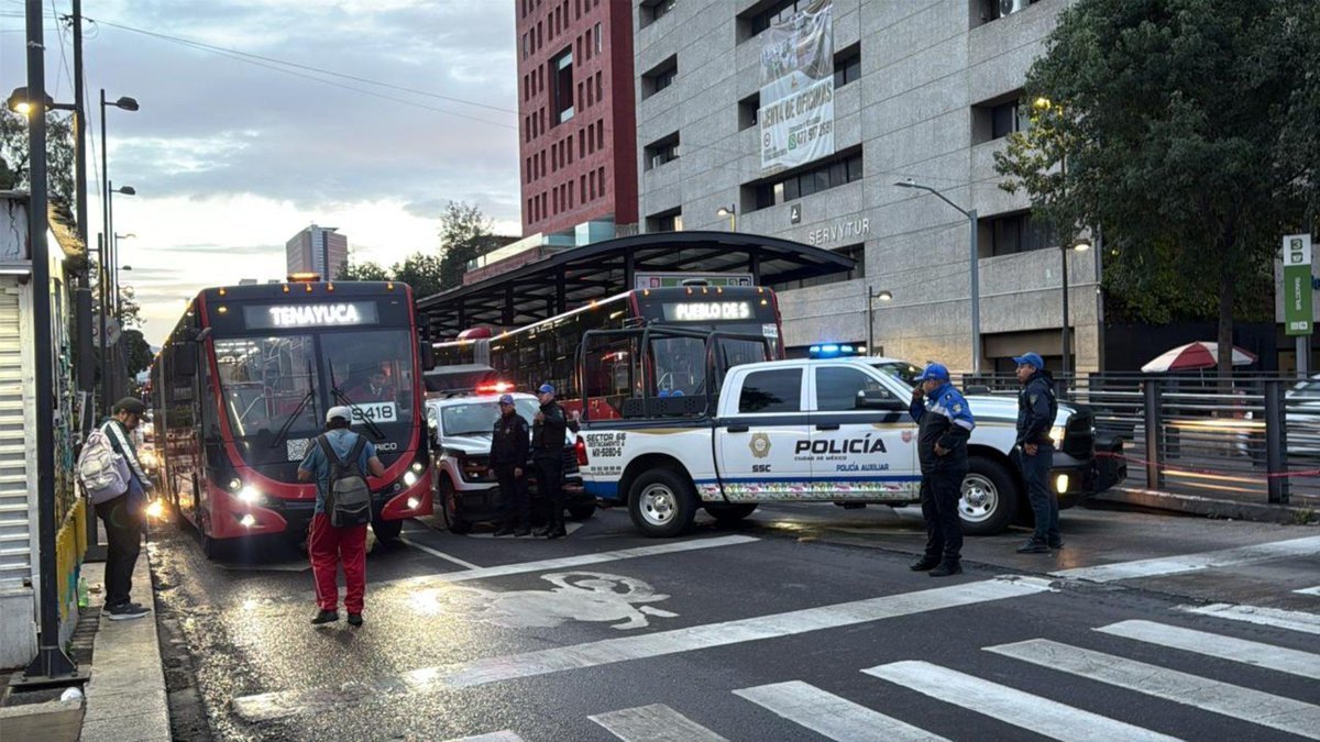 Trágico accidente vial: mujer pierde la vida tras ser atropellada por el Metrobús en el Centro Histórico