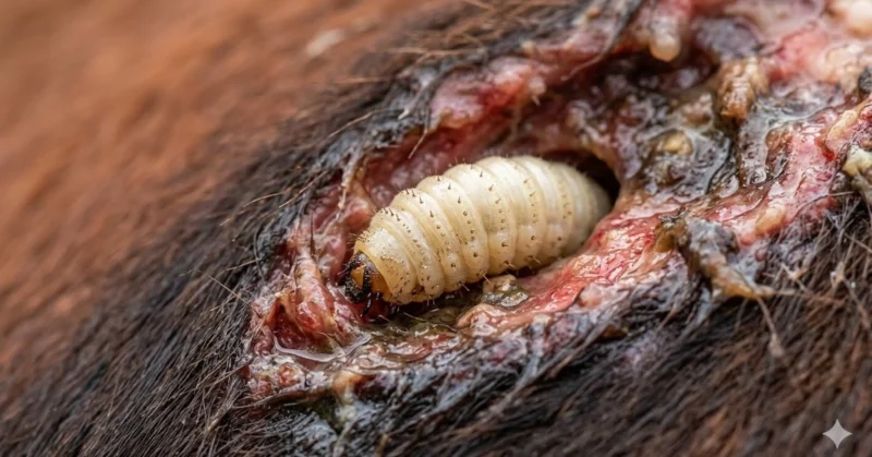 Alerta sanitaria en chihuahua por la detección de 371 casos de gusano barrenador en cinco especies animales