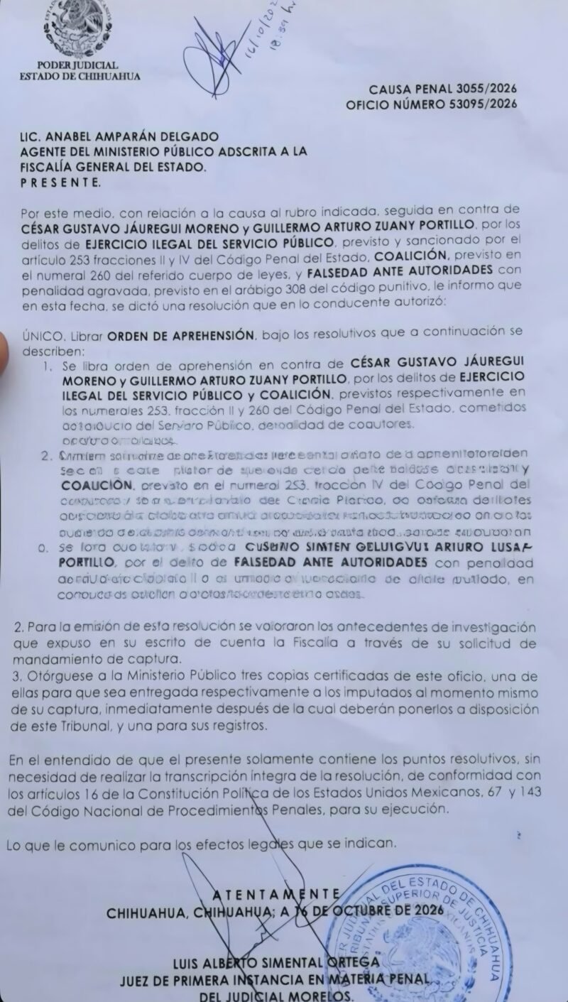 aprehenden en chihuahua al exfiscal césar jáuregui durante operativo en la avenida la cantera