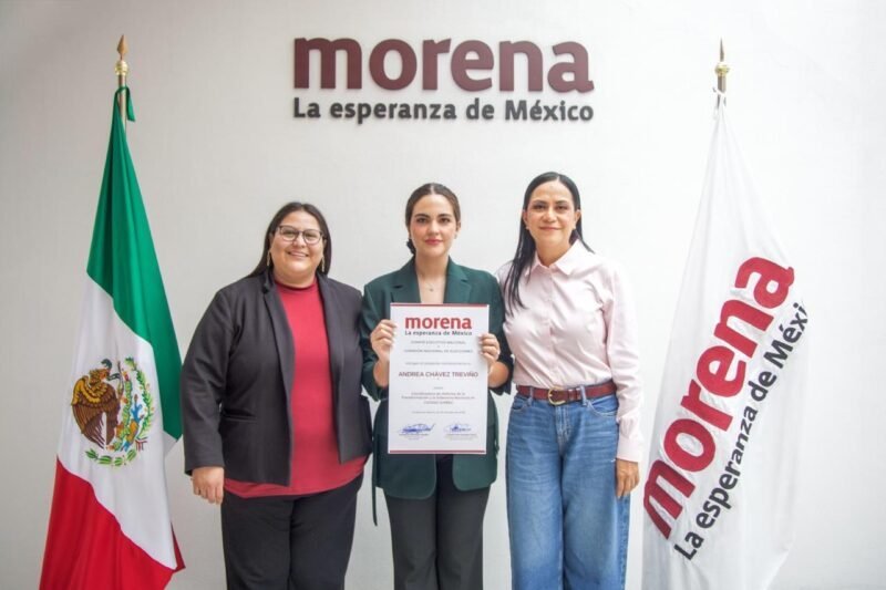 Asignan a Andrea Chávez la coordinación de organización de Morena en Ciudad Juárez