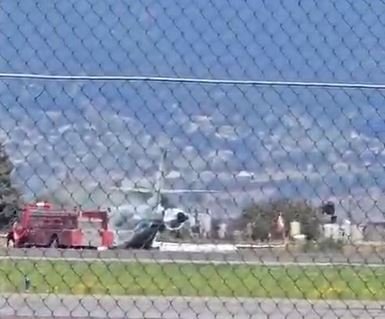 Aterrizaje forzoso en el Aeropuerto Internacional de Toluca tras falla mecánica a bordo
