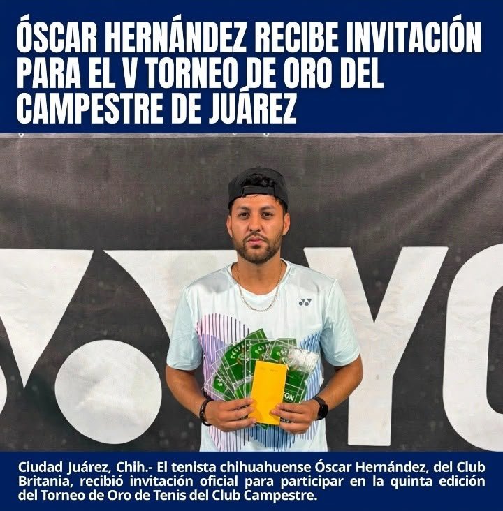 Atleta chihuahuense Óscar Hernández suma su talento al V Torneo de Oro en Ciudad Juárez