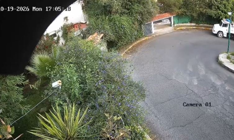 Automovilista descontrolado se estrella contra una vivienda y finaliza su trayectoria en el jardín trasero