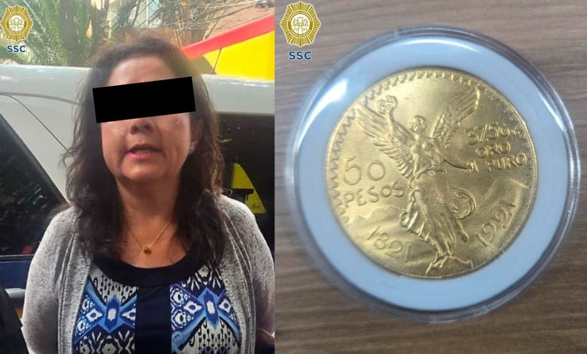 Cae presunta implicada en fraude con venta de centenarios apócrifos en la capital