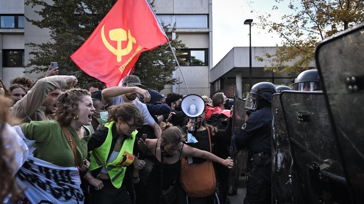 Cerca de dos mil detenidos y una creciente escalada de violencia en las protestas estudiantiles de Francia