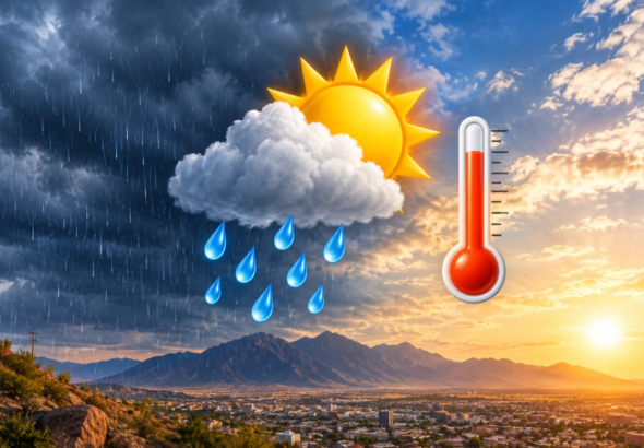 Chihuahua afronta un martes marcado por lluvias dispersas, ráfagas de viento y máximas de hasta 36 grados