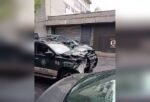Choque y saldo de heridos tras intensa persecución de camioneta sin placas en la alcaldía Cuauhtémoc