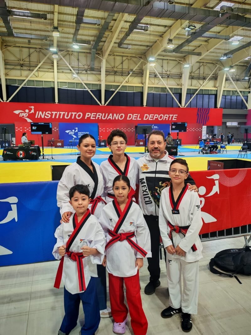 Deportistas chihuahuenses arrasan en el Campeonato Internacional Open Perú 2026 de tae kwon do