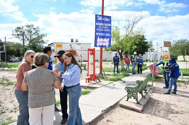 Diputada xóchitl contreras impulsa la recuperación del parque en pradera dorada para miles de fronterizos