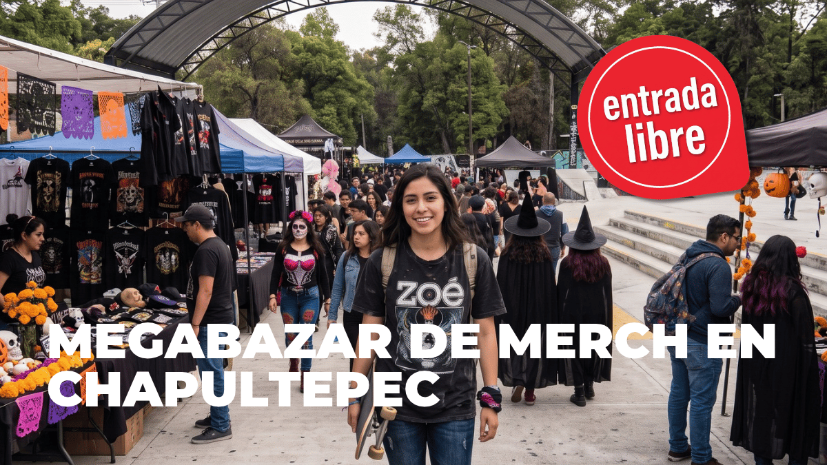 Edición especial de Halloween: anuncian gran bazar de mercancía oficial de más de 120 bandas en Chapultepec