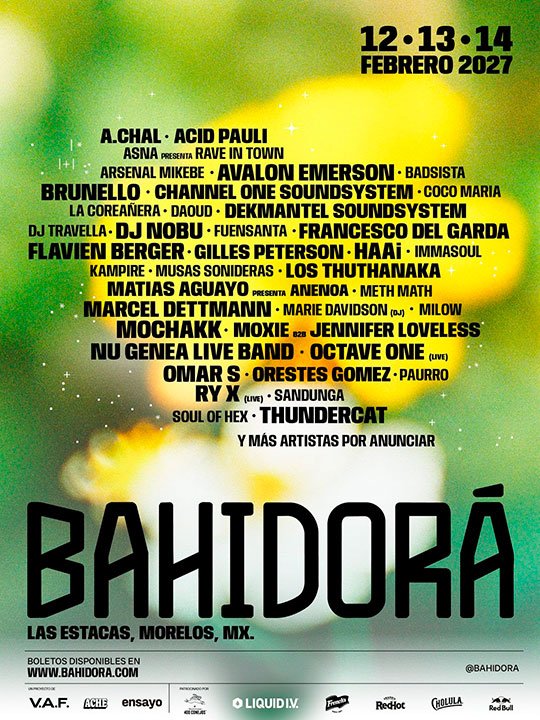 El carnaval en Las Estacas calienta motores: revelan los primeros detalles sonoros de Bahidorá 2027