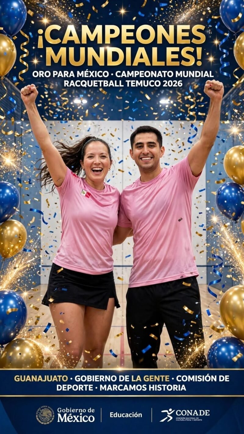 El chihuahuense Rodrigo Montoya y Samantha Salas se consagran campeones mundiales de mixtos en Chile